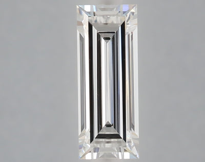 1.05 carat baguette lab grown diamond E color VVS2 clarity