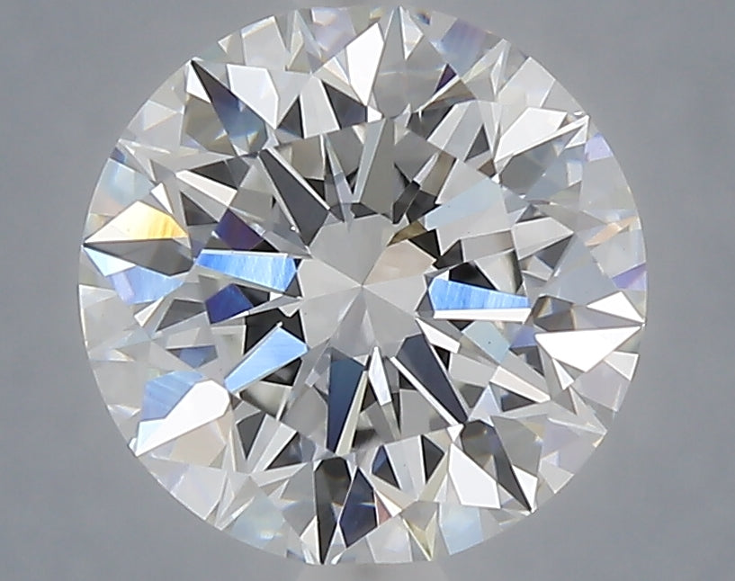3.02 carat round lab grown diamond E color VVS2 clarity