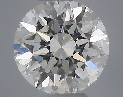 0.24 carat round lab grown diamond D color VVS2 clarity