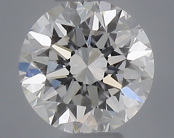 0.24 carat round lab grown diamond D color VVS2 clarity