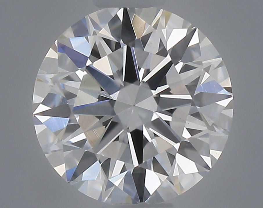 0.55 carat round lab grown diamond D color VVS2 clarity