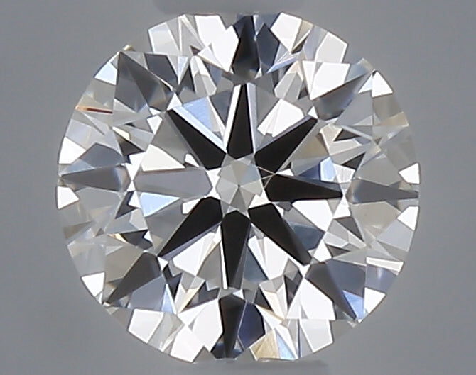 0.34 carat round lab grown diamond D color VVS2 clarity