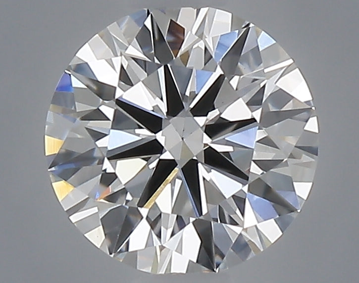 0.51 carat round lab grown diamond D color VVS2 clarity