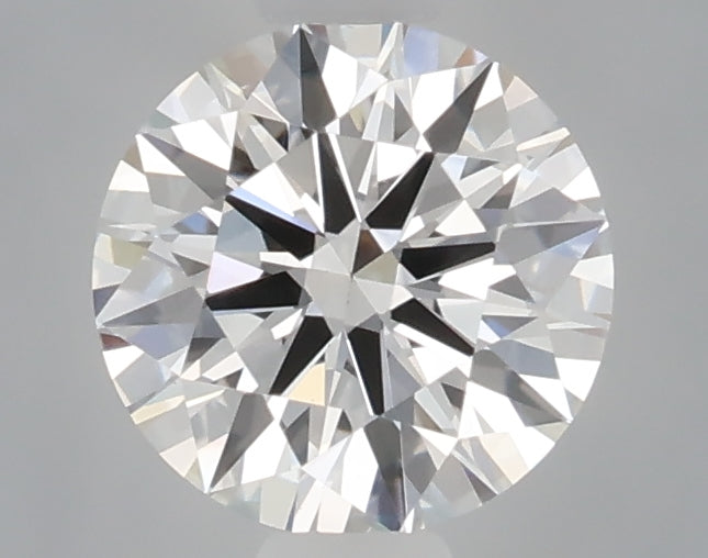 0.54 carat round lab grown diamond D color VVS2 clarity