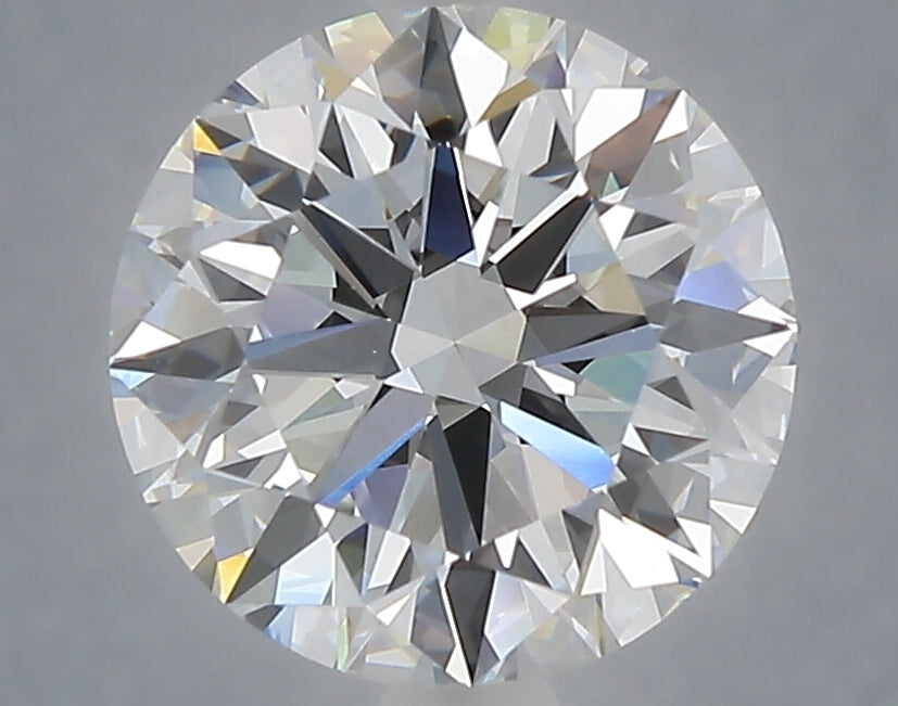 3.04 carat round lab grown diamond E color VVS2 clarity