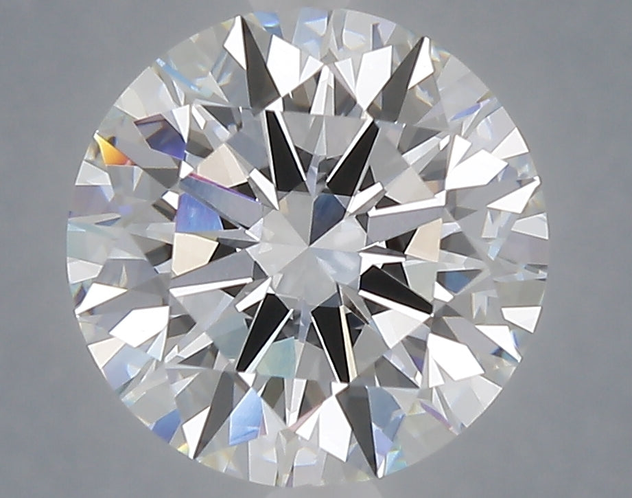 4.06 carat round lab grown diamond E color VVS2 clarity
