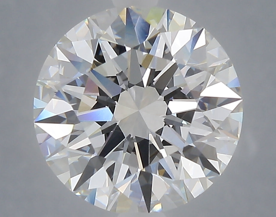 4.04 carat round lab grown diamond E color VVS2 clarity