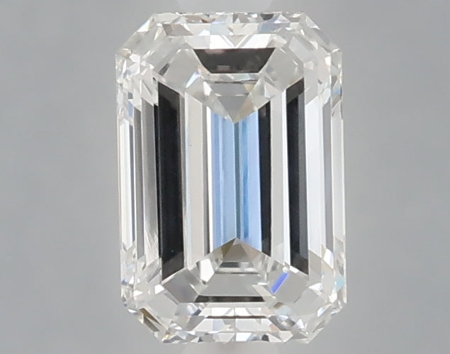 1.03 carat emerald lab grown diamond E color VVS2 clarity