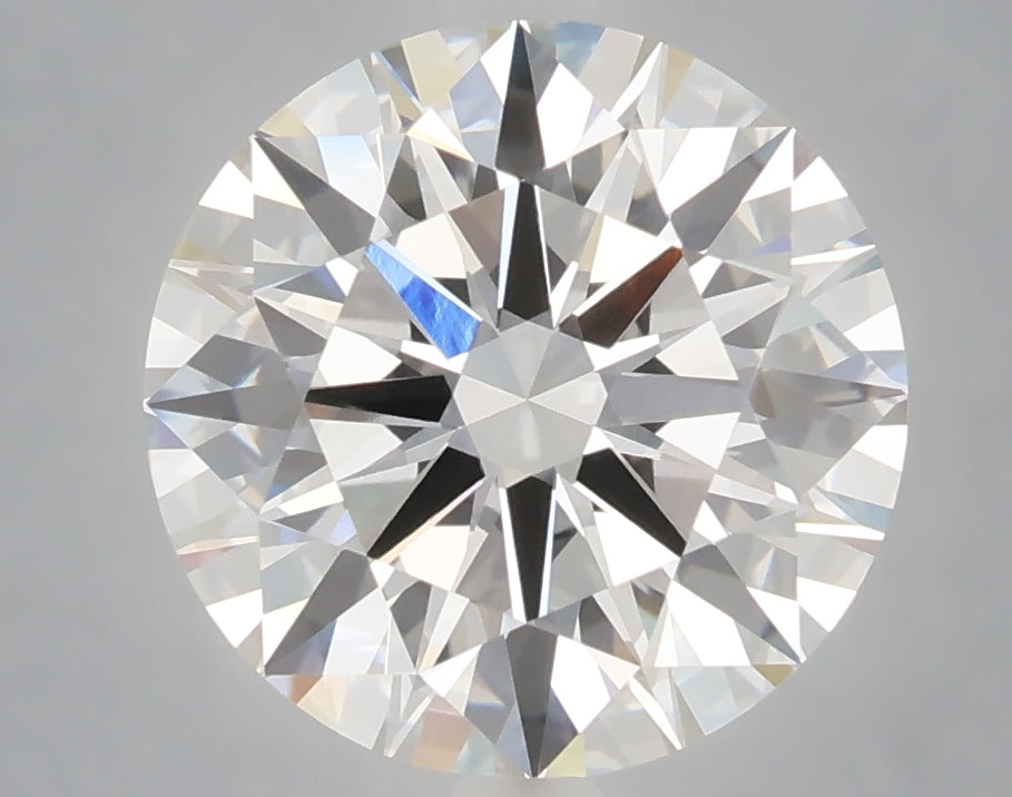4.03 carat round lab grown diamond E color VVS2 clarity
