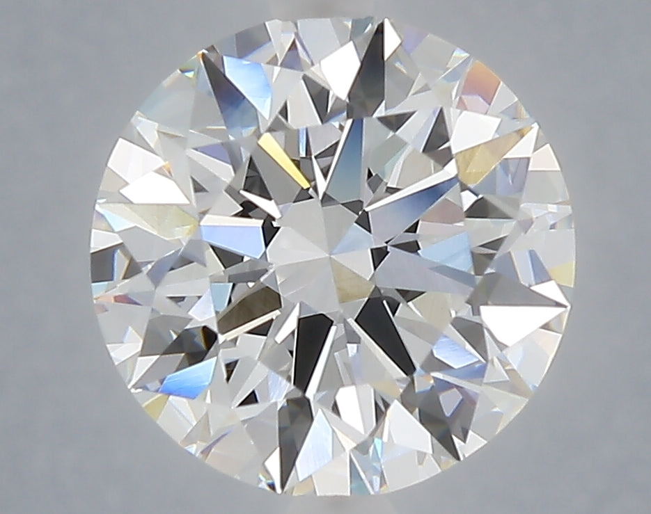 4.04 carat round lab grown diamond E color VVS2 clarity