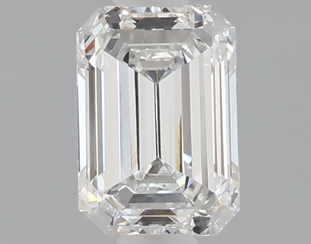 1.03 carat emerald lab grown diamond E color VVS2 clarity