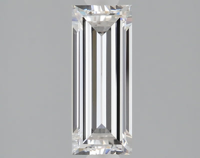 1.05 carat baguette lab grown diamond E color VS1 clarity