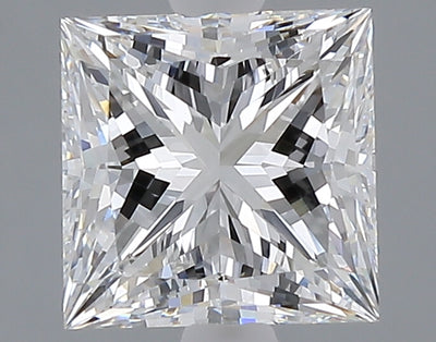 2.30 carat princess lab grown diamond E color VVS2 clarity