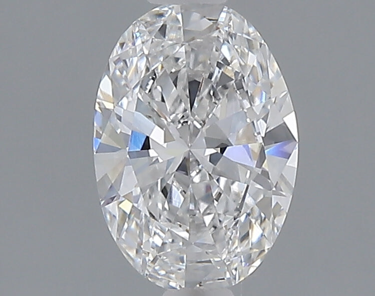 1.08 carat oval lab grown diamond D color VVS2 clarity