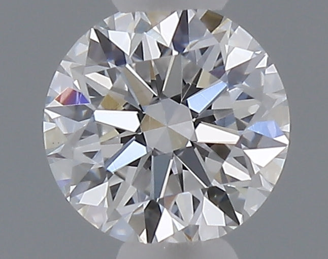 0.31 carat round lab grown diamond D color VVS2 clarity