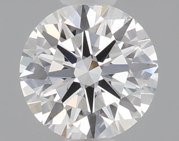 0.55 carat round lab grown diamond D color VVS1 clarity