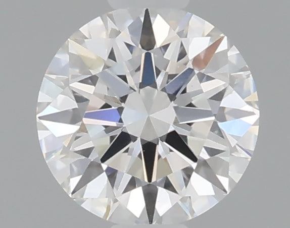 0.53 carat round lab grown diamond D color VVS2 clarity
