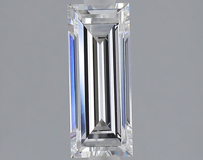 1.04 carat baguette lab grown diamond E color VVS2 clarity