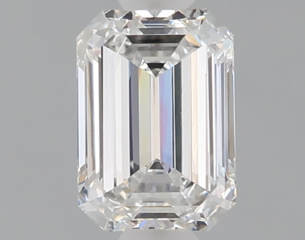 1.03 carat emerald lab grown diamond E color VVS2 clarity