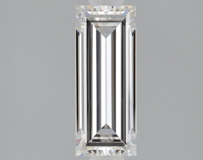1.05 carat baguette lab grown diamond E color VVS2 clarity