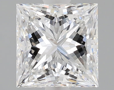 2.08 carat princess lab grown diamond D color VS1 clarity