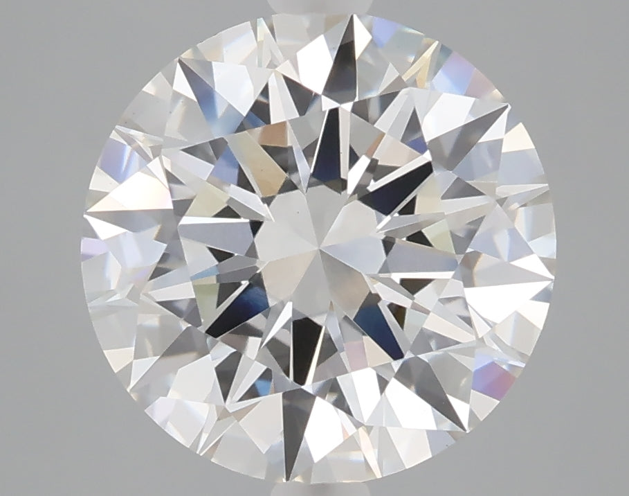 4.03 carat round lab grown diamond E color VVS2 clarity
