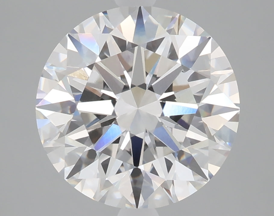 4.07 carat round lab grown diamond E color VVS2 clarity