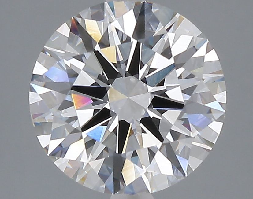 3.02 carat round lab grown diamond E color VVS2 clarity