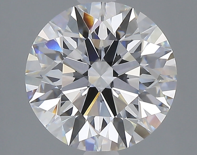 3.01 carat round lab grown diamond E color VVS2 clarity