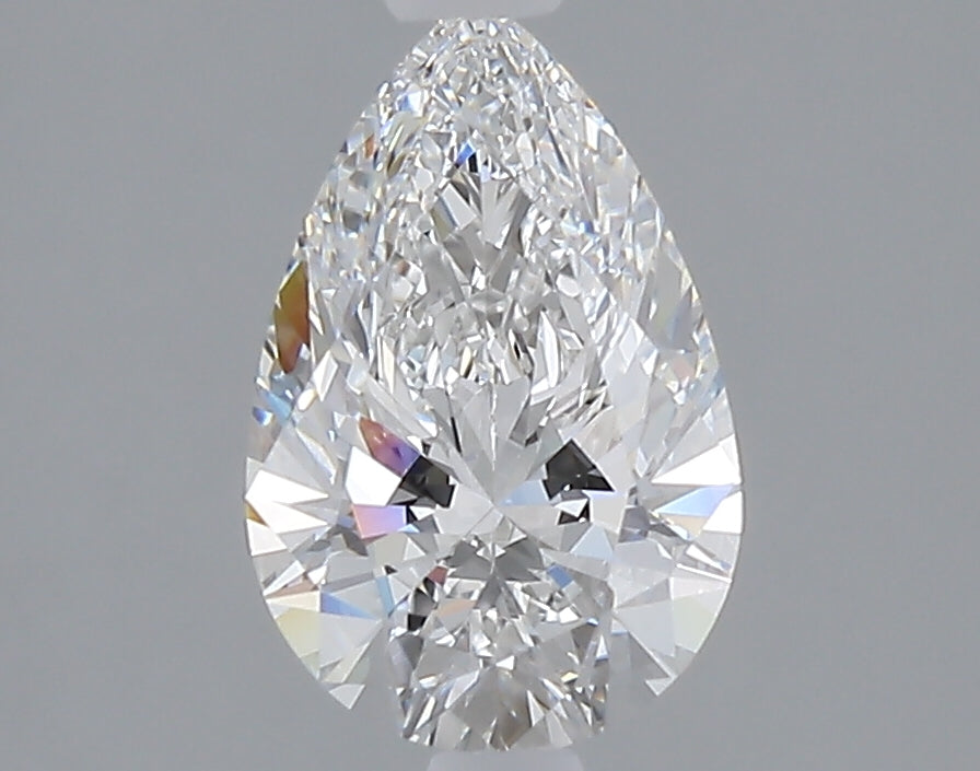 1.56 carat pear lab grown diamond D color VVS1 clarity