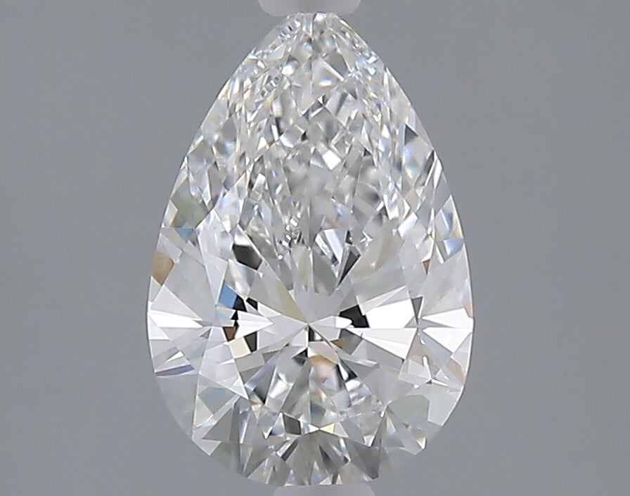 1.58 carat pear lab grown diamond E color VVS1 clarity