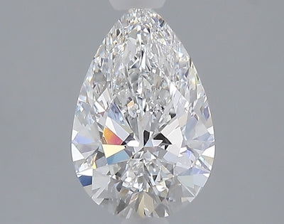 1.56 carat pear lab grown diamond E color VVS2 clarity