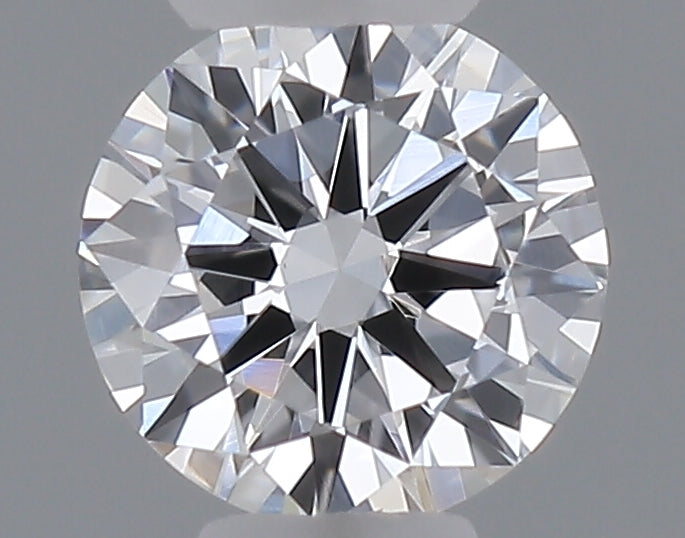 0.25 carat round lab grown diamond D color VVS2 clarity