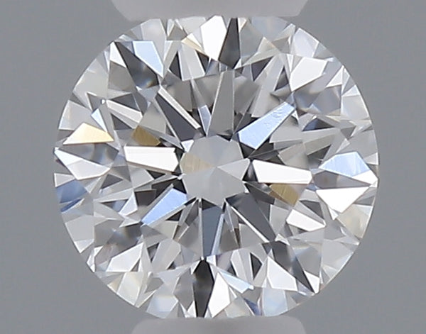 0.24 carat round lab grown diamond D color VVS1 clarity