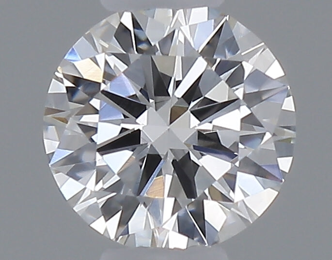 0.24 carat round lab grown diamond D color VVS2 clarity