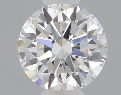 0.35 carat round lab grown diamond D color VVS2 clarity
