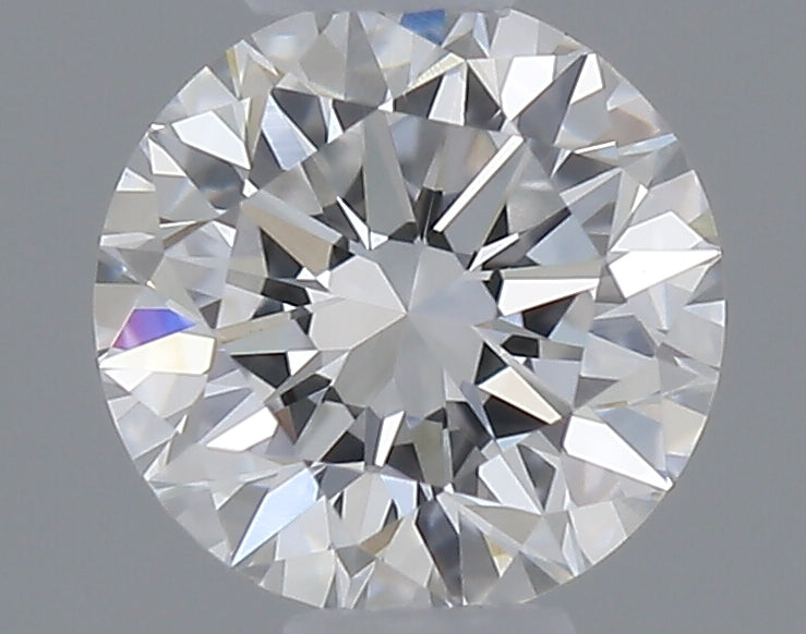 0.34 carat round lab grown diamond D color VVS1 clarity