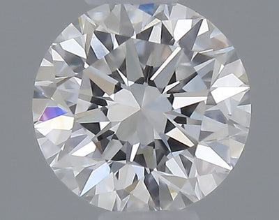 0.34 carat round lab grown diamond D color VVS1 clarity