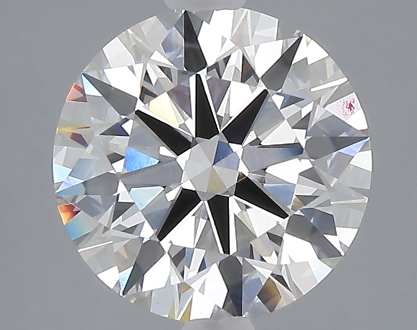3.06 carat fancy intense pink round lab grown diamond VVS2 clarity