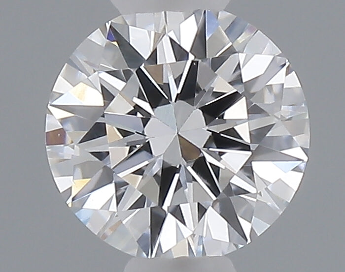 0.52 carat round lab grown diamond D color VVS2 clarity