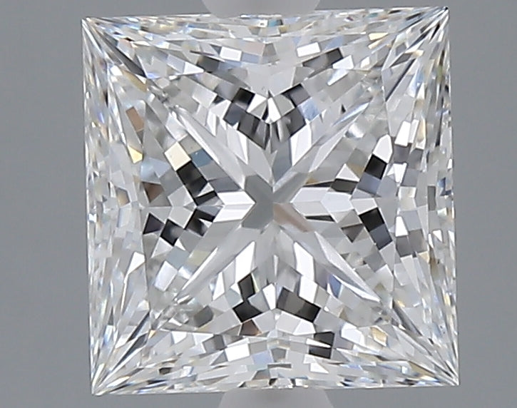 2.53 carat princess lab grown diamond E color VS1 clarity