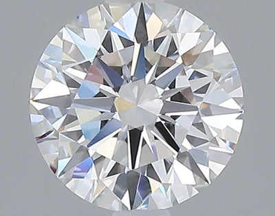 1.55 carat round lab grown diamond D color VVS2 clarity