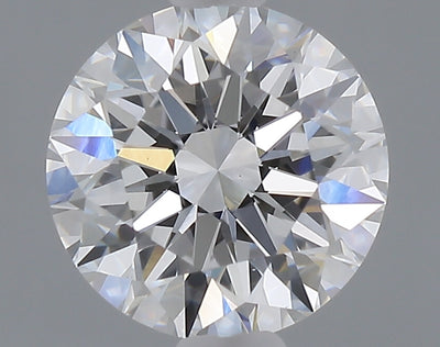 1.60 carat round lab grown diamond E color VVS2 clarity
