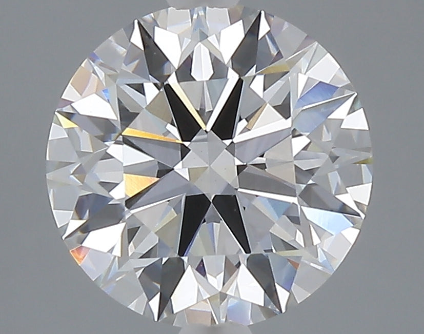 3.01 carat round lab grown diamond E color VS1 clarity