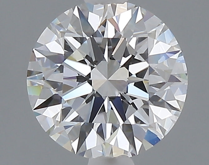 1.58 carat round lab grown diamond E color VVS1 clarity