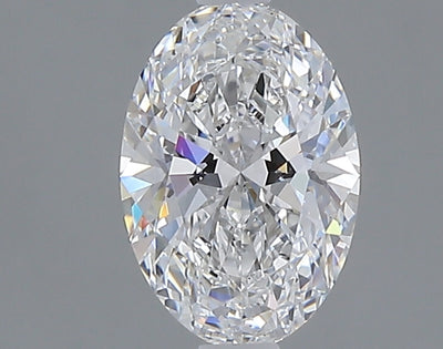 1.09 carat oval lab grown diamond D color VS1 clarity