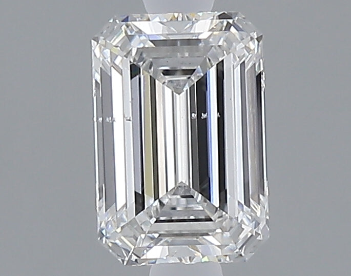 1.01 carat emerald lab grown diamond E color SI1 clarity