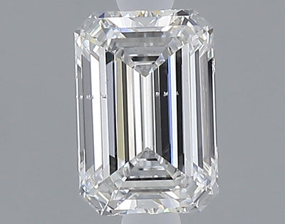 1.01 carat emerald lab grown diamond E color SI1 clarity