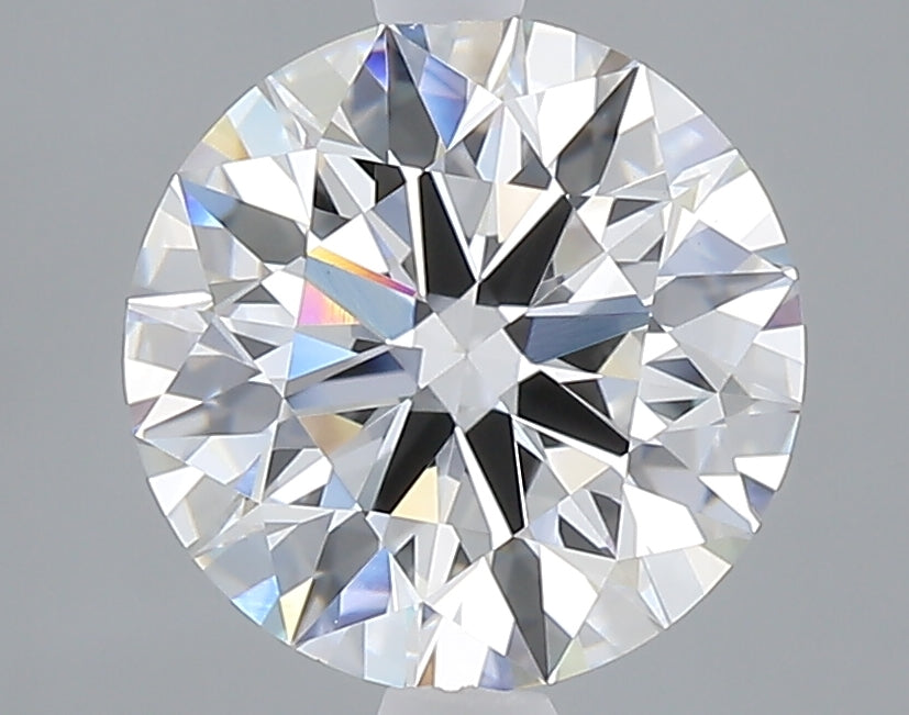 2.73 carat round lab grown diamond F color VVS2 clarity
