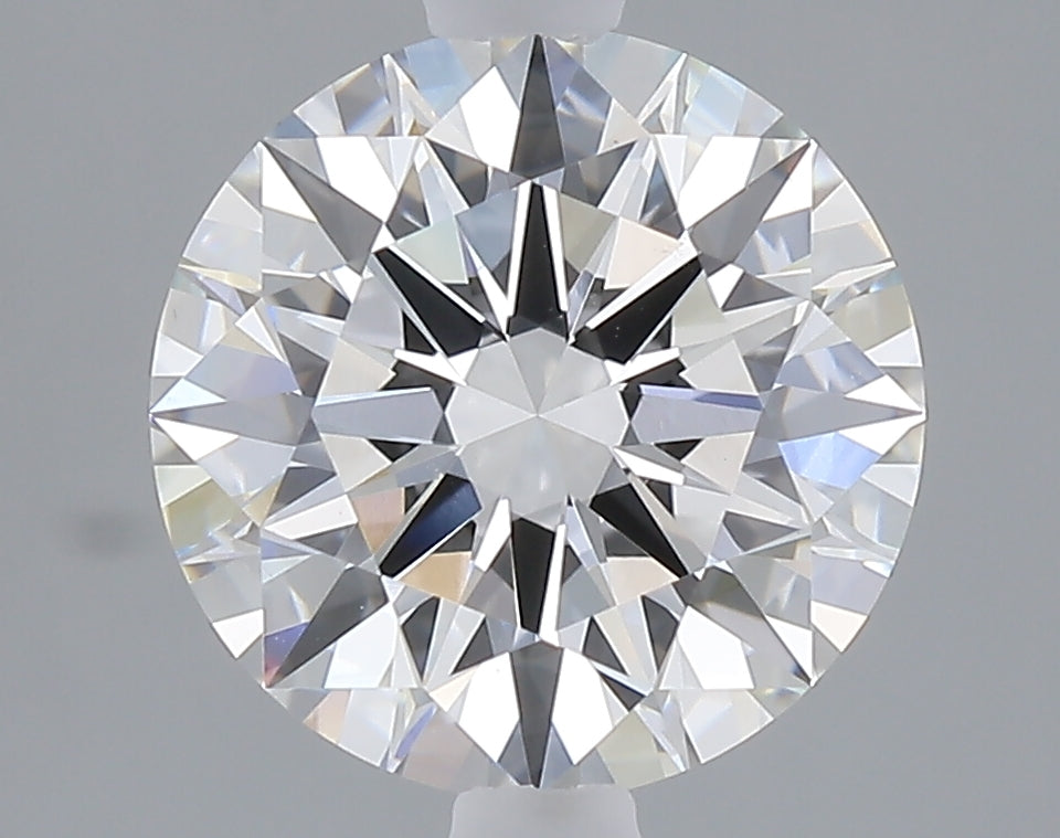 2.22 carat round lab grown diamond E color VS1 clarity
